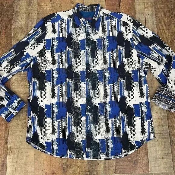 Robert Graham Gainesville Embroidered Sport Shirt Classic Fit Size 3XL - Picture 1 of 10